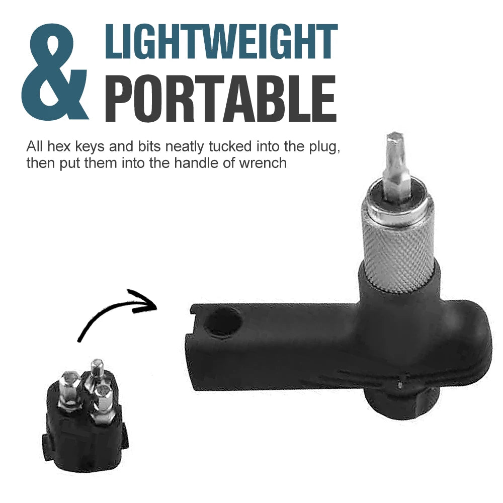 Llave dinamométrica ajustable para bicicletas de 4/5/6 Nm.