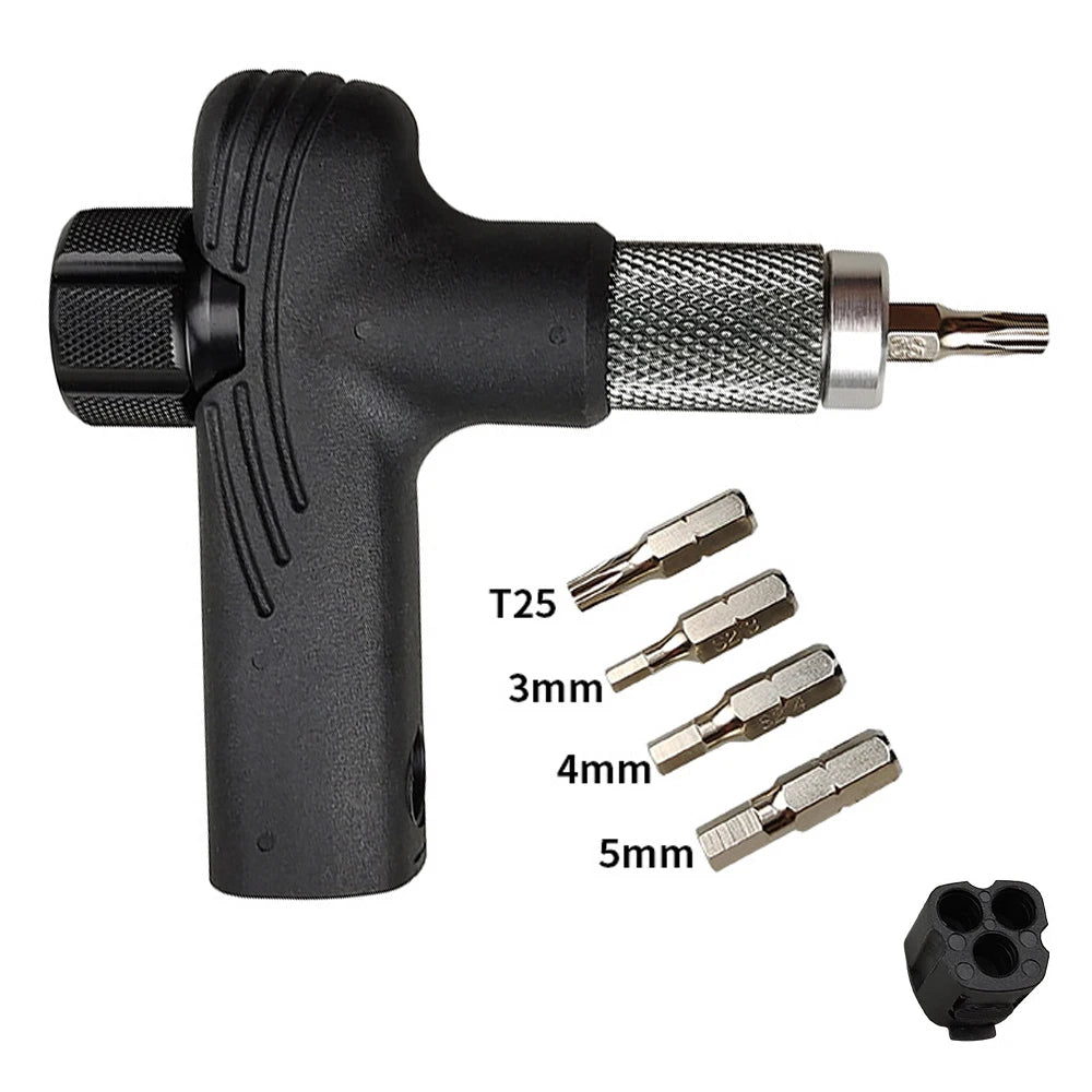 Llave dinamométrica ajustable para bicicletas de 4/5/6 Nm.