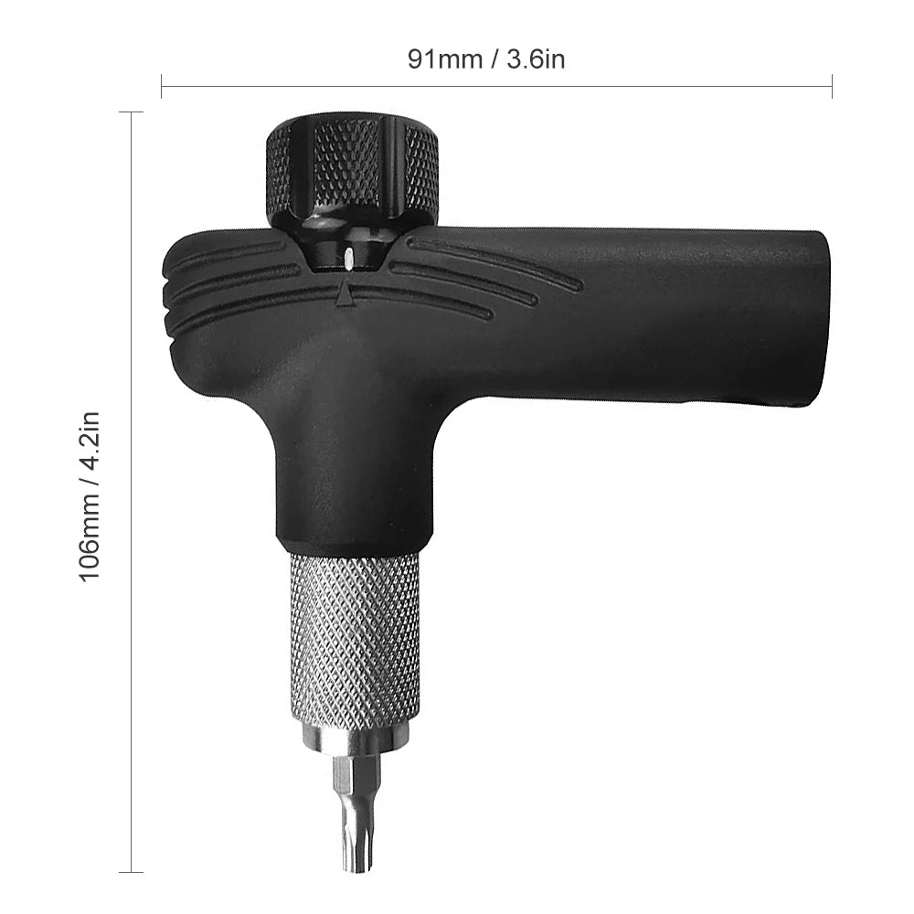 Llave dinamométrica ajustable para bicicletas de 4/5/6 Nm.