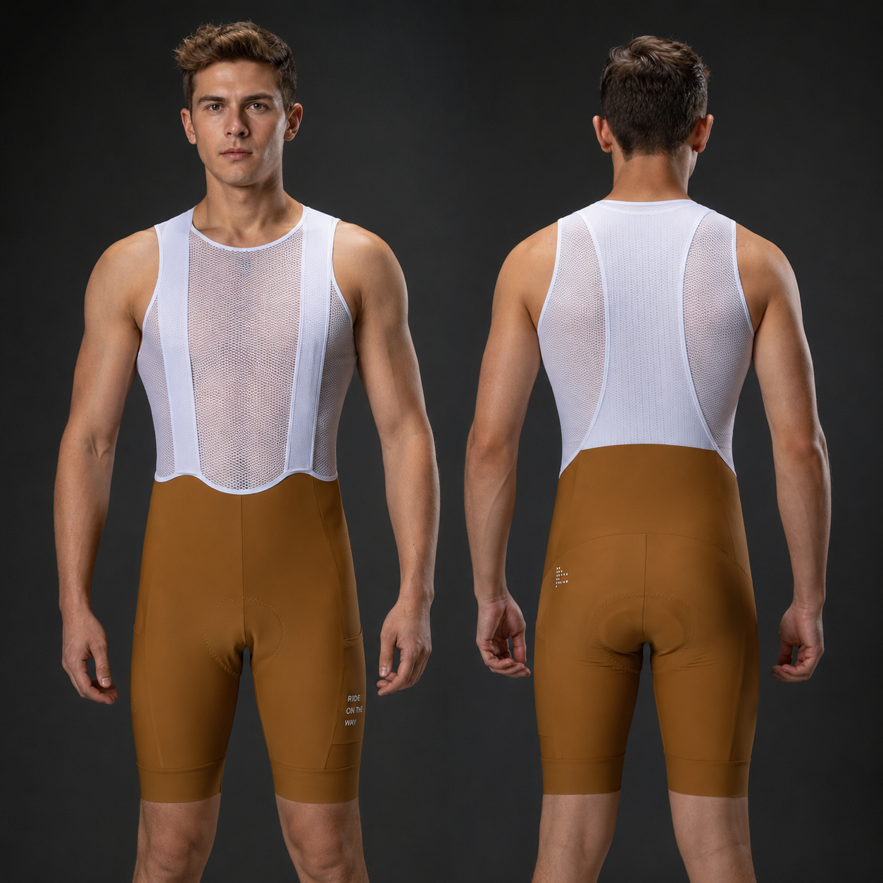 Culotte ciclista con tirantes — badana 3D y bolsillo