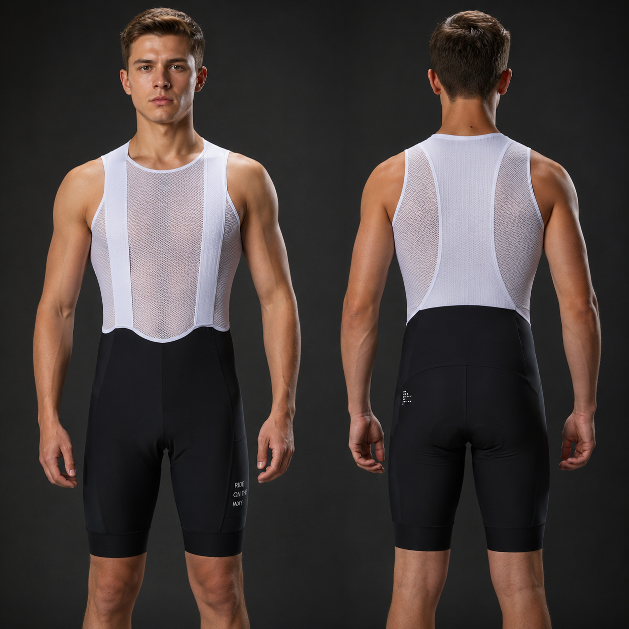 Culotte ciclista con tirantes — badana 3D y bolsillo
